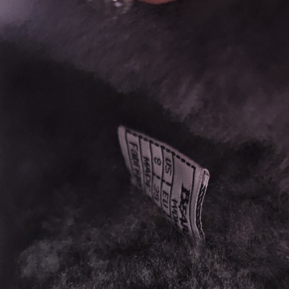 Bearpaw Grey fue and Suede Slip on Boot - Picture 3 of 10